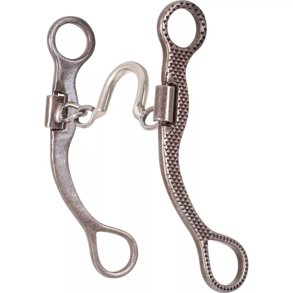 Classic Equine BitLogic 7-1/2" Rasp Design Ported Chain Bit