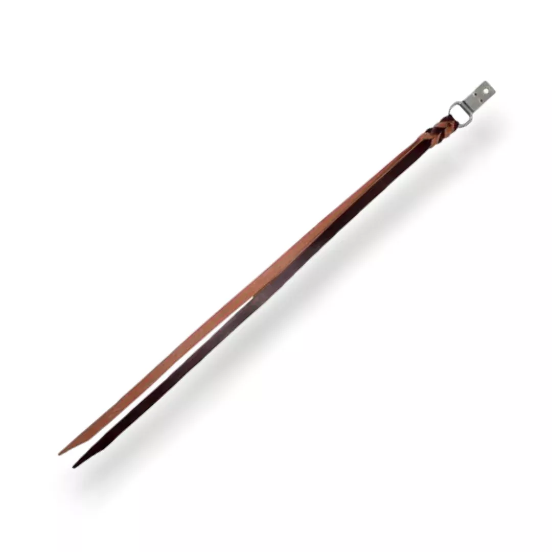 Complete Leather saddle string with saddle dee and clip