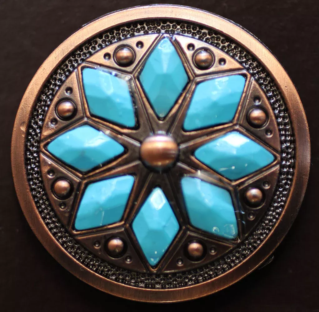 Concho 4 Conchos Rhinestone Horse Saddle Western BridleCo249B