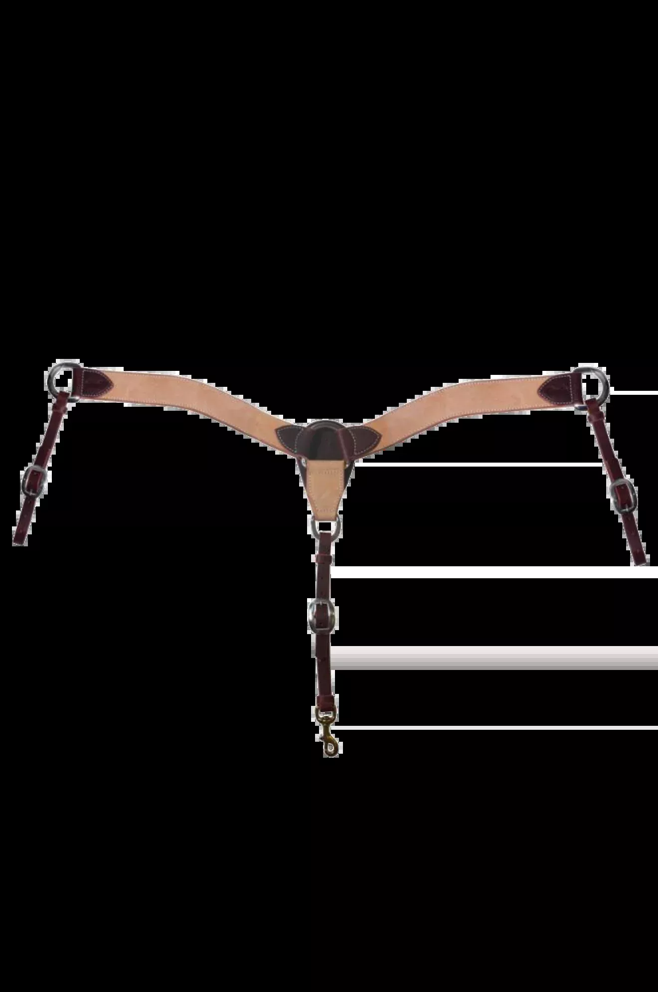 Contoured Rough-Out Breast Collar