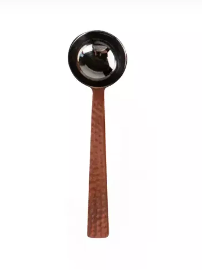 Copper & Silver Coffee Scoop
