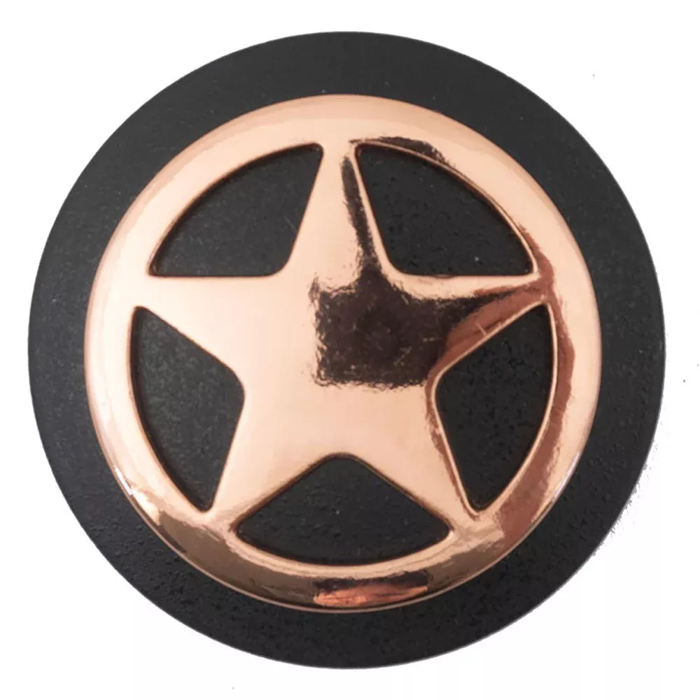 Copper Star with Matte Black Concho