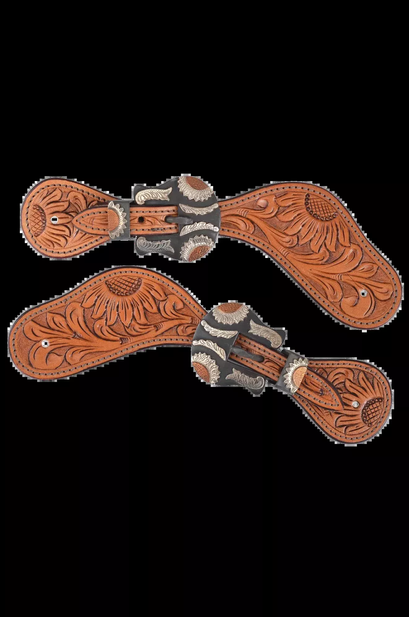 Copper Sunflower Spur Straps