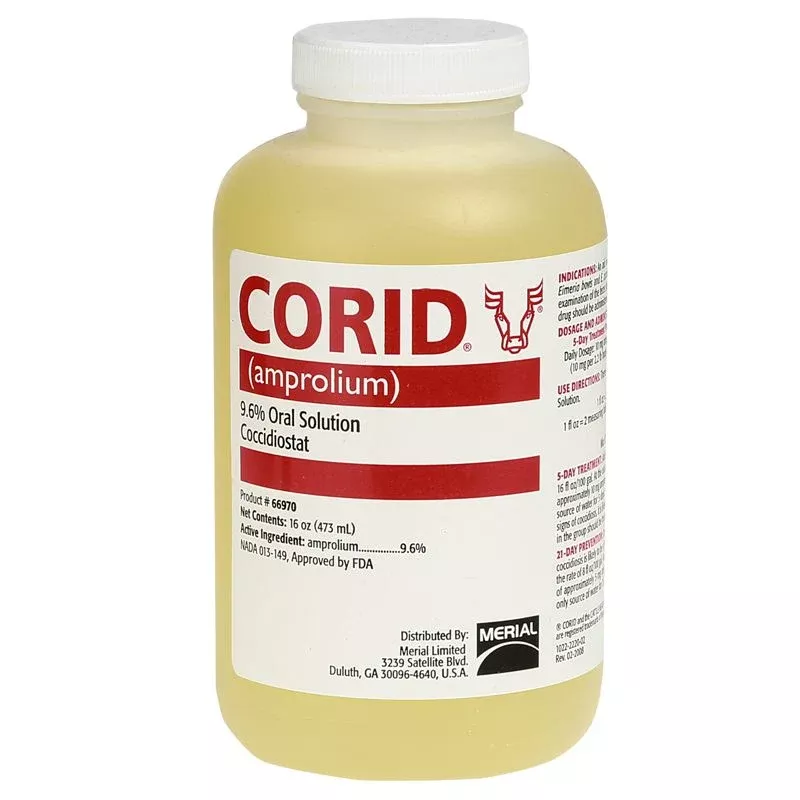 Corid 9.6% Oral Solution, 16oz