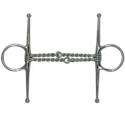Coronet Double Twisted Wire Full Cheek Snaffle Bit
