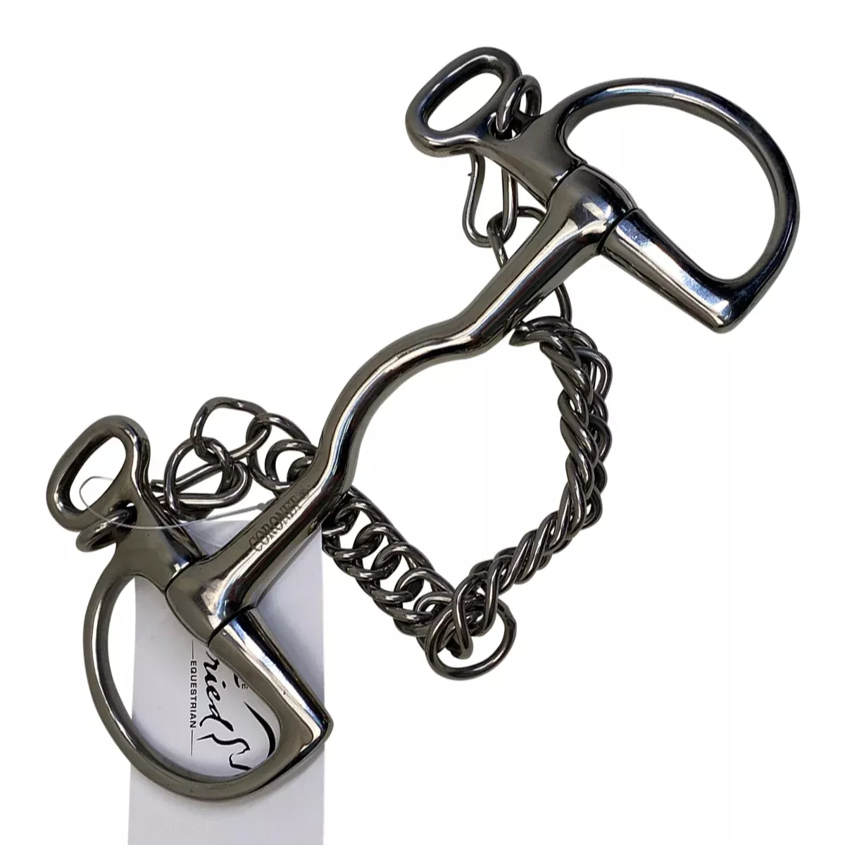 Coronet Ported Kimberwick Bit in Stainless Steel - 4.75"