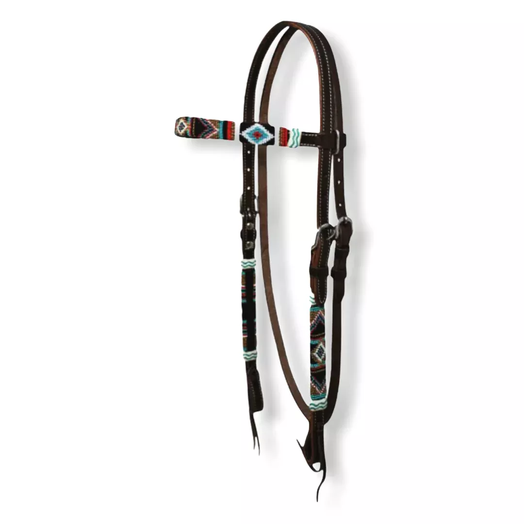 COUNTRY LEGEND CHEROKEE BEAD BROWBAND HEADSTALL