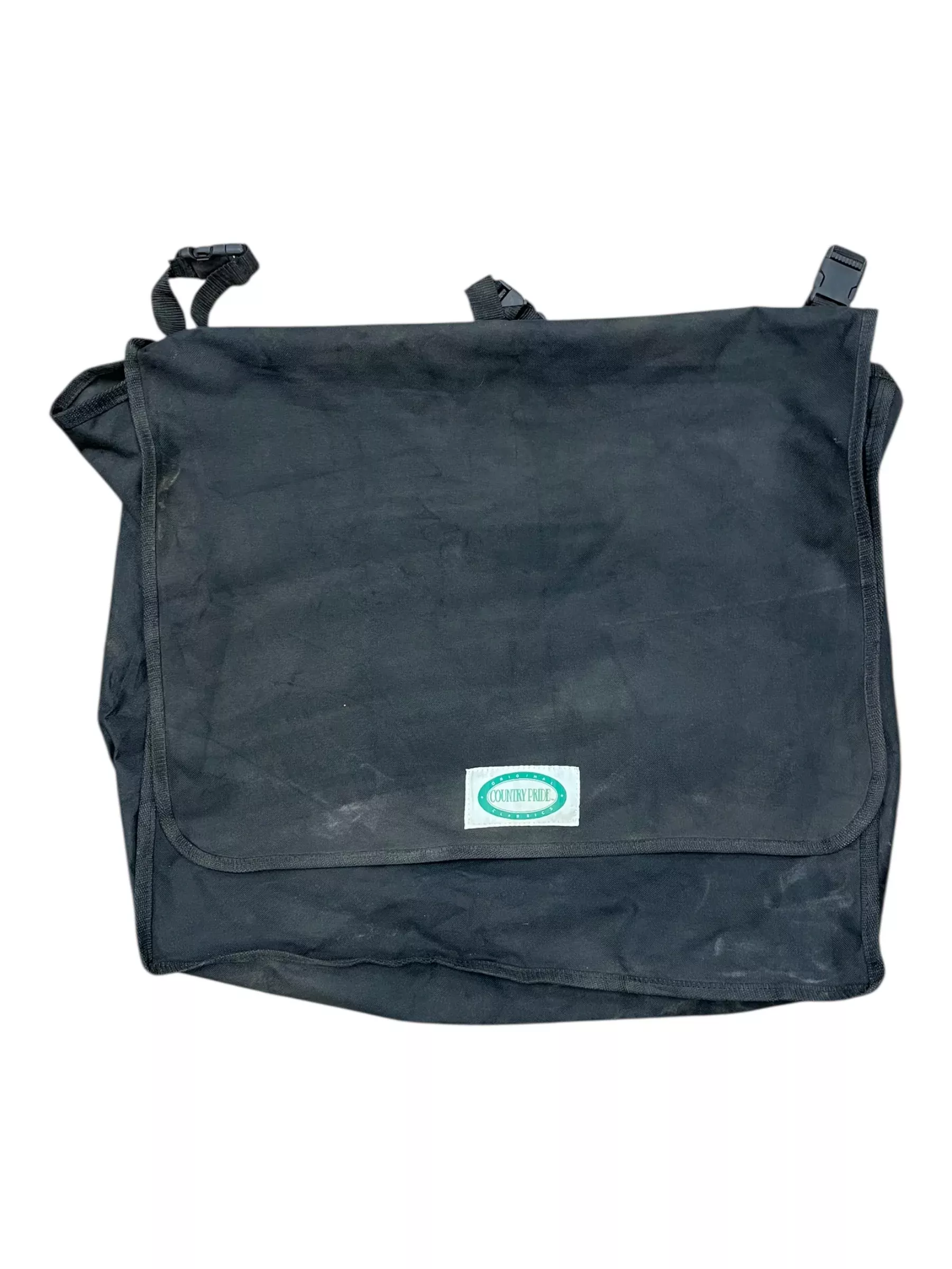 Country Pride Stall Front Bag - Black - Approx 23" x 20" - USED