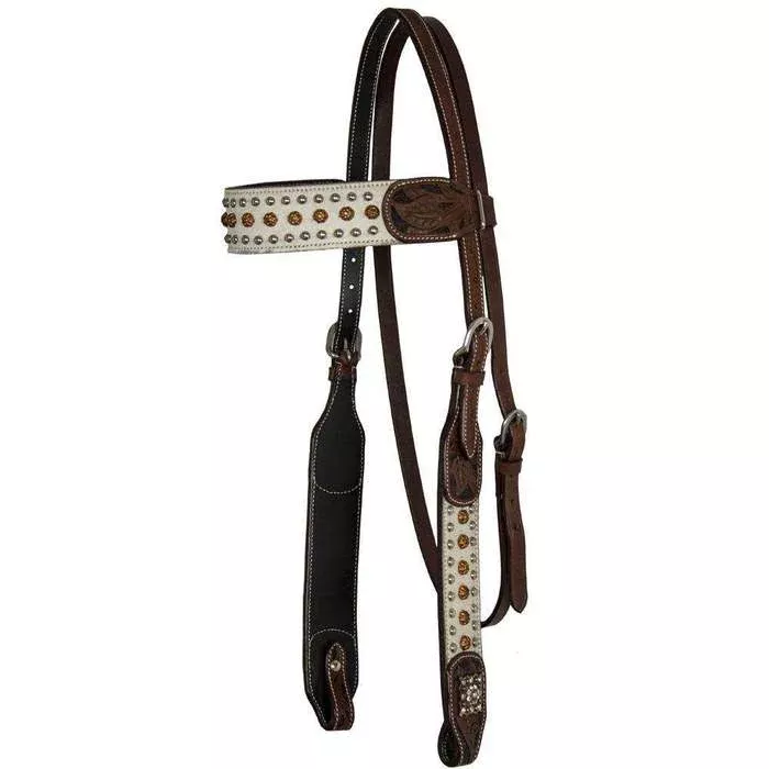 COWHIDE WESTERN HEADSTALL