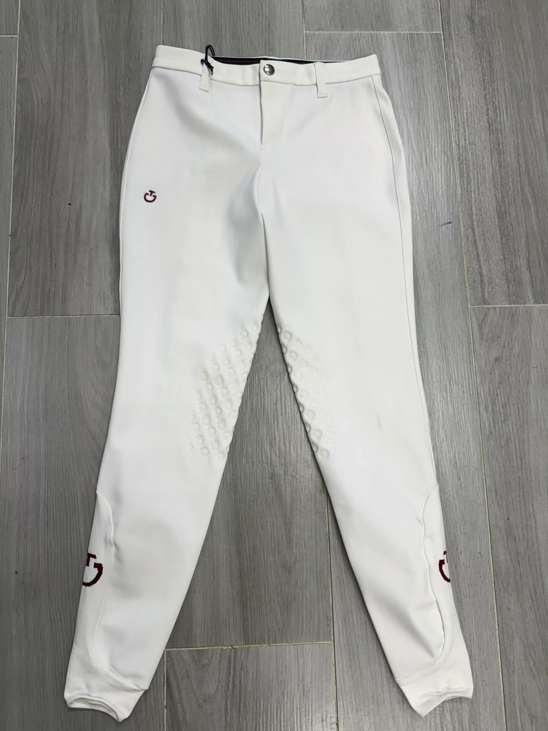 CT Embroidered Rhombi Breeches White 12