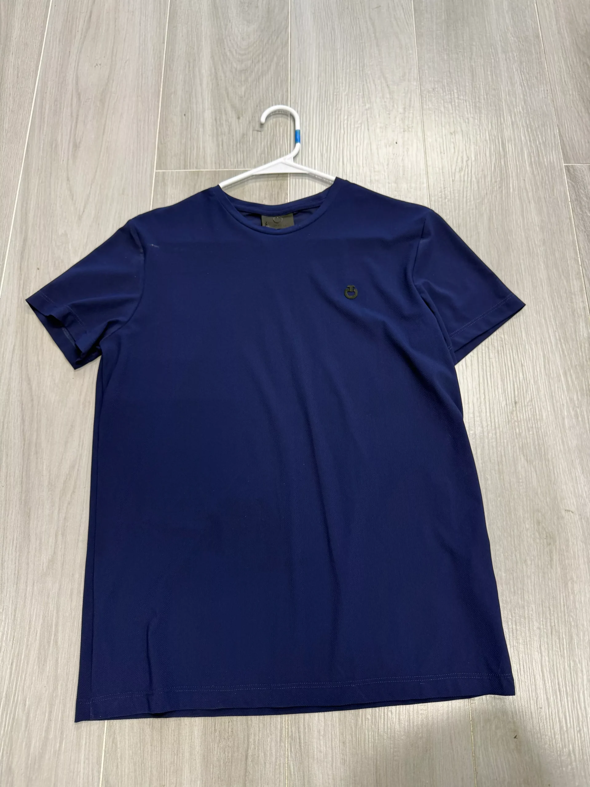 CT Jersey LS Training Polo w Print Logo Royal Blue M