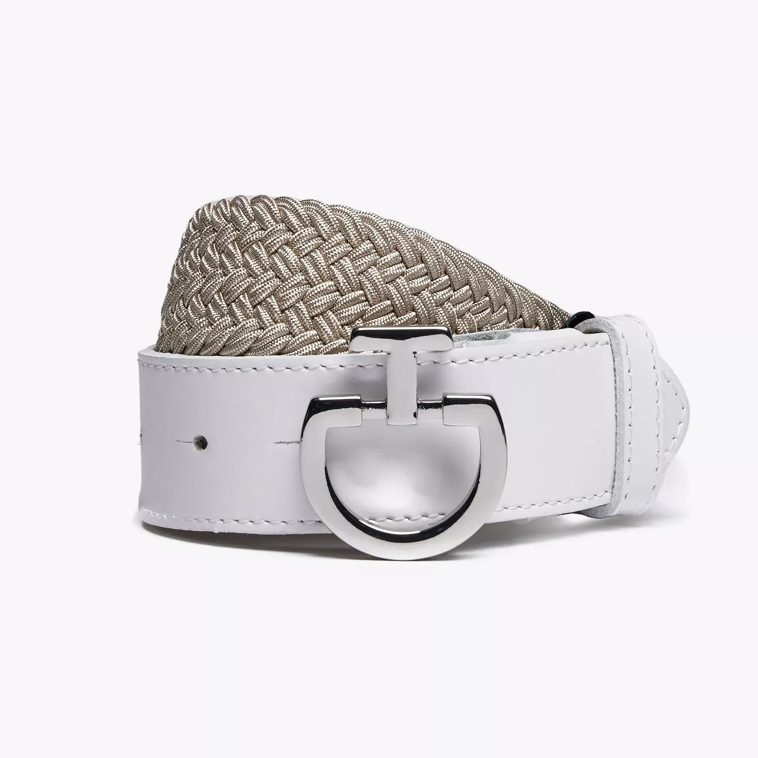 CT Womens Elastic Belt CT Clasp S Tan