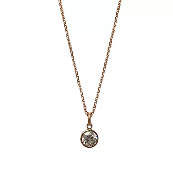 CZ ROSE GOLD NECKLACE