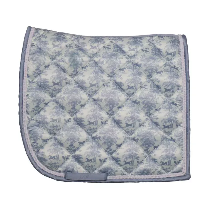 Dapplebay Equestrian Toile Saddle Pad-Moonrise
