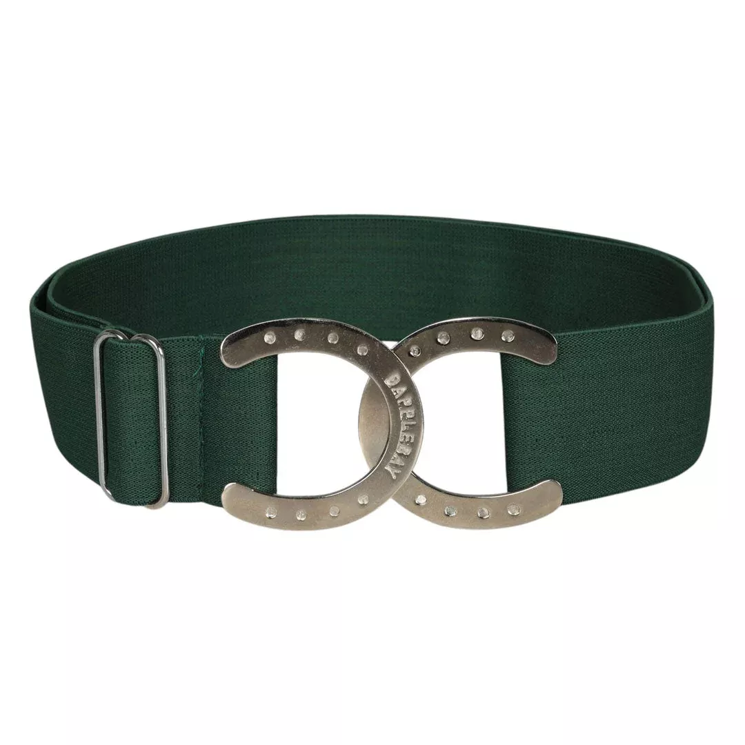 Dapplebay Horse Shoe Elastic Belt - Evergreen