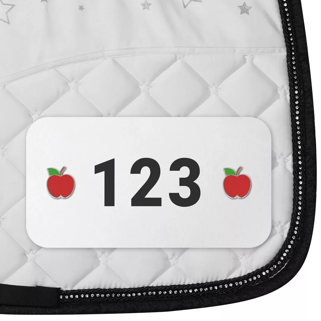 Dapplebay Horse Show Number Pins - Apple