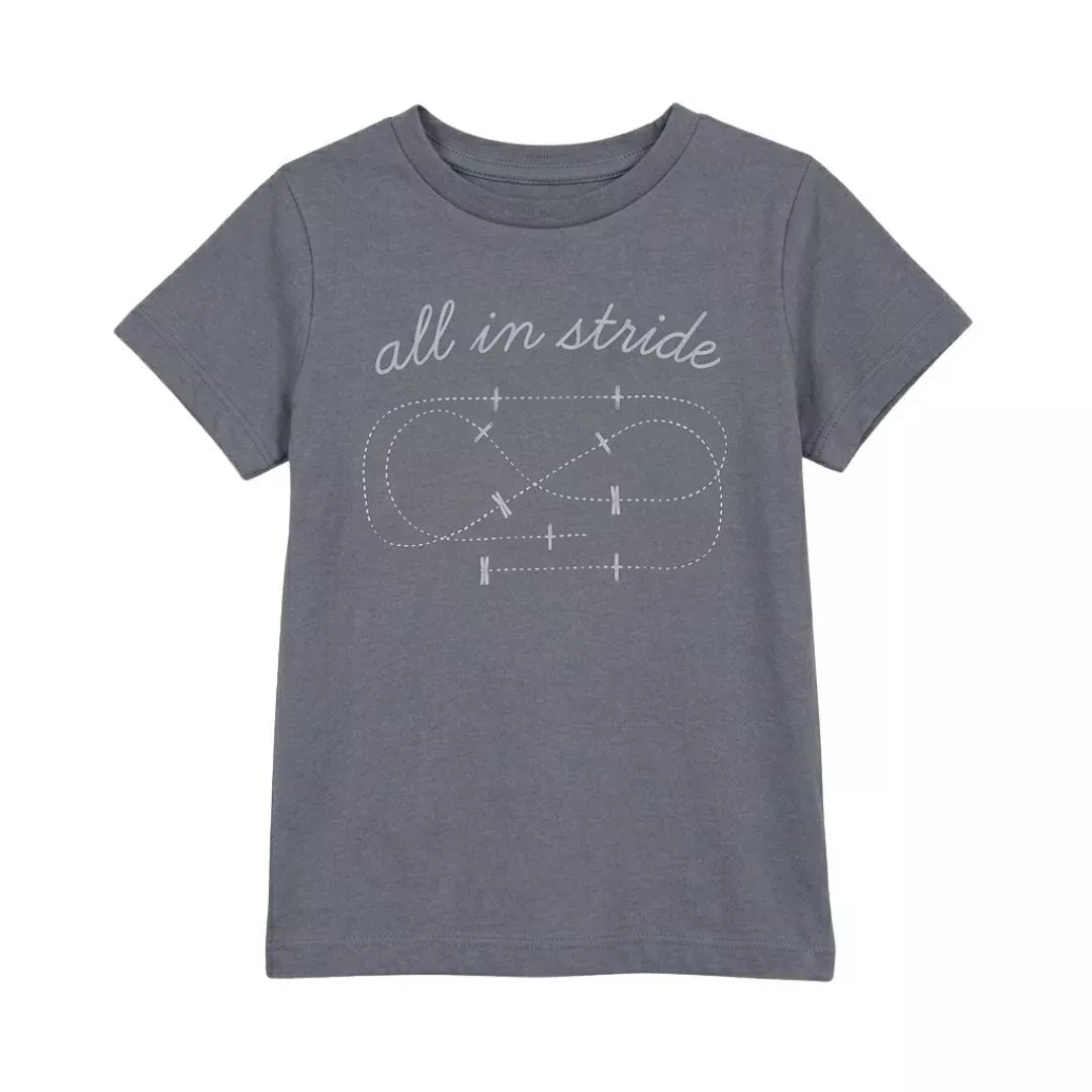 Dapplebay Kids All in Stride Tee- Moonrise