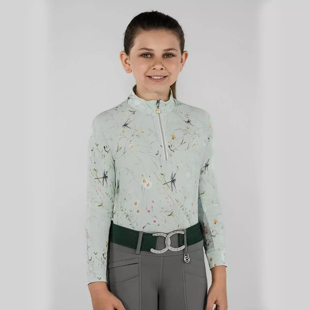 Dapplebay Kids Dragonfly Meadow 1/4 Zip - Long Sleeve