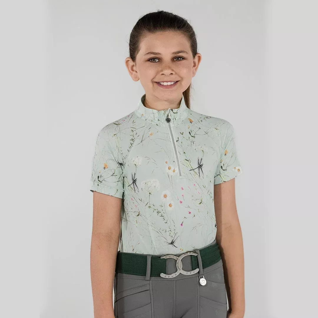 Dapplebay Kids Dragonfly Meadow 1/4 Zip - Short Sleeve