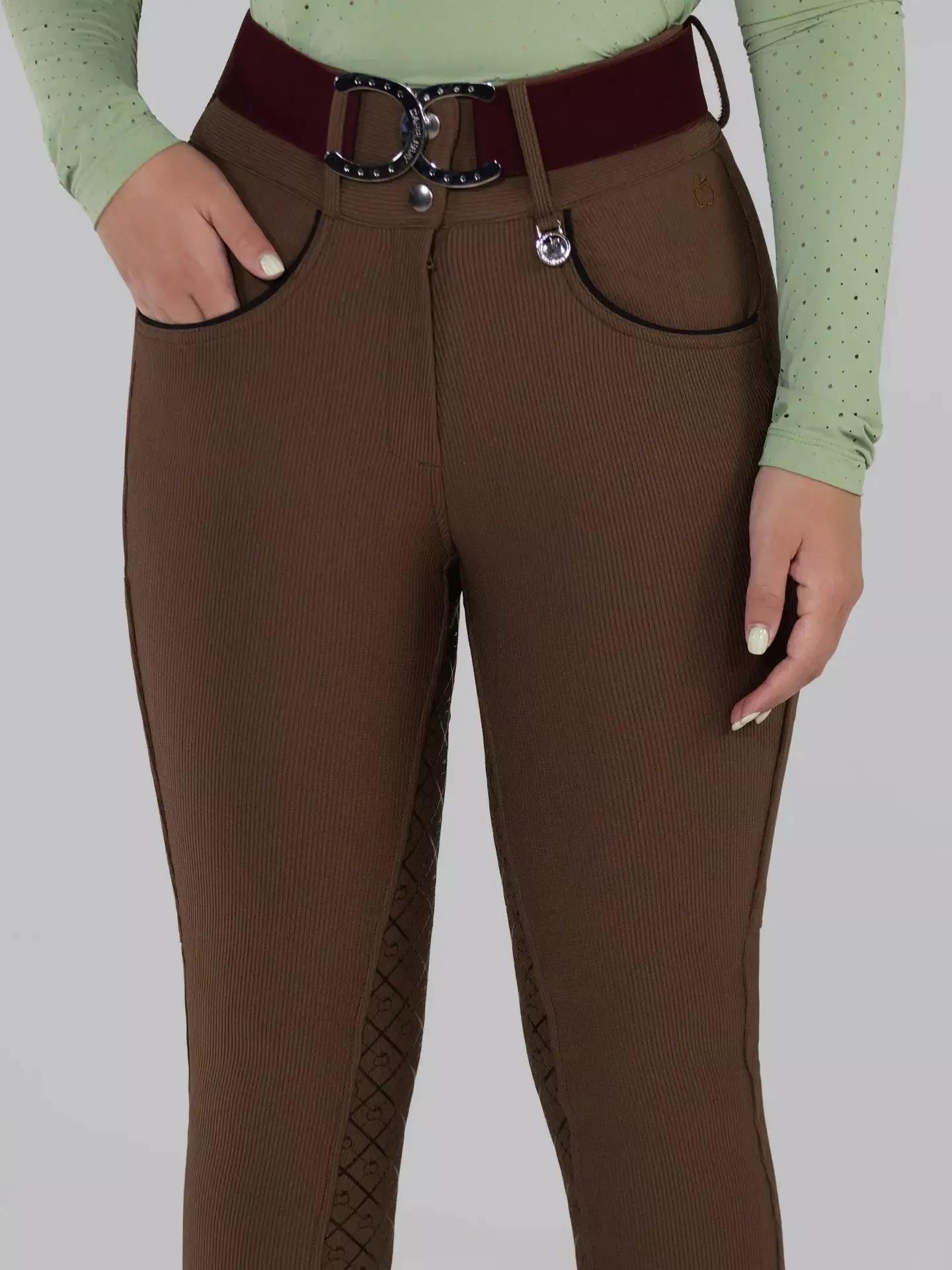 Dapplebay Pro Ribbed Silicone Full Seat Breeches