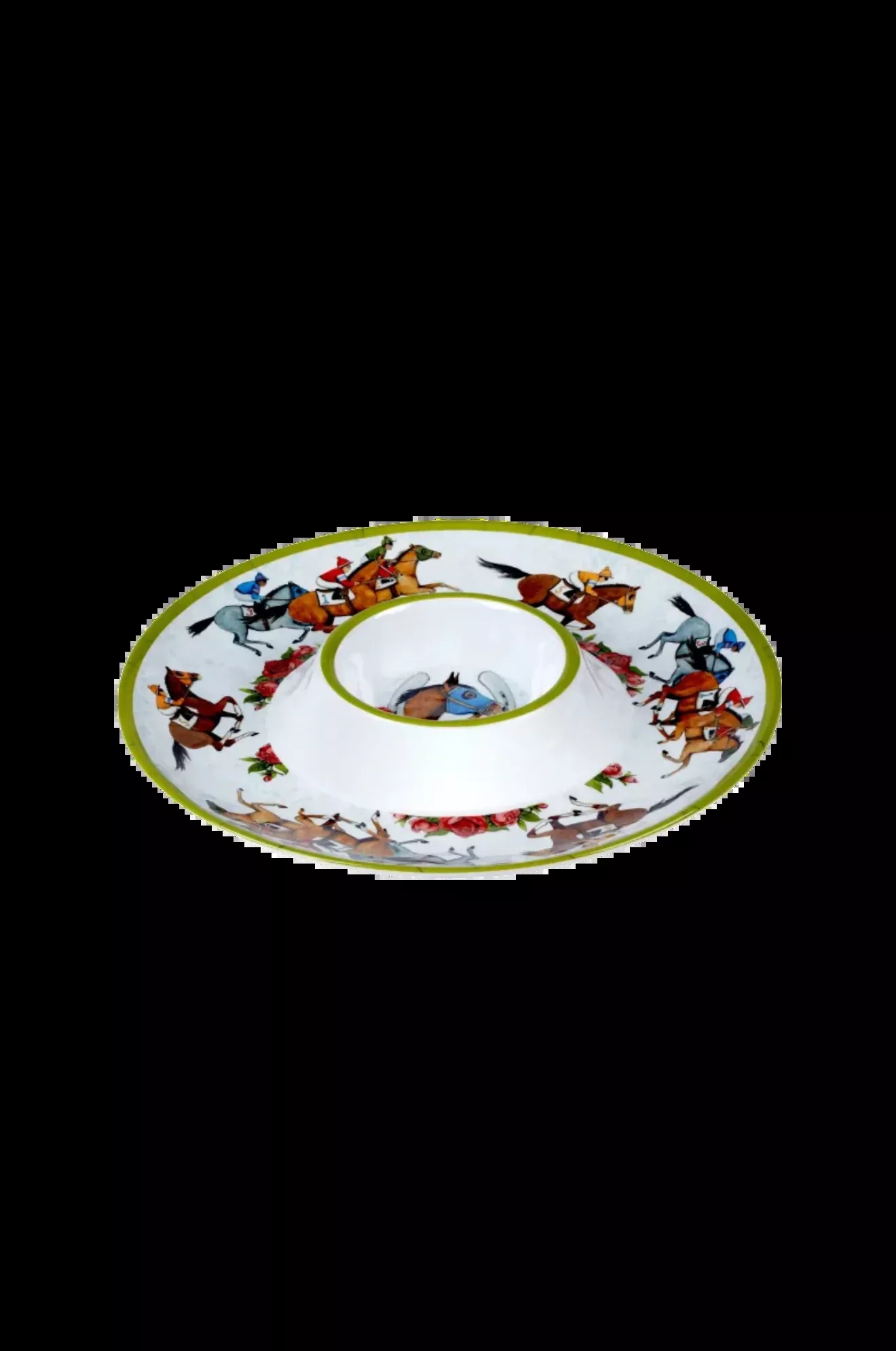 Day At The Races Melamine Chip & Dip