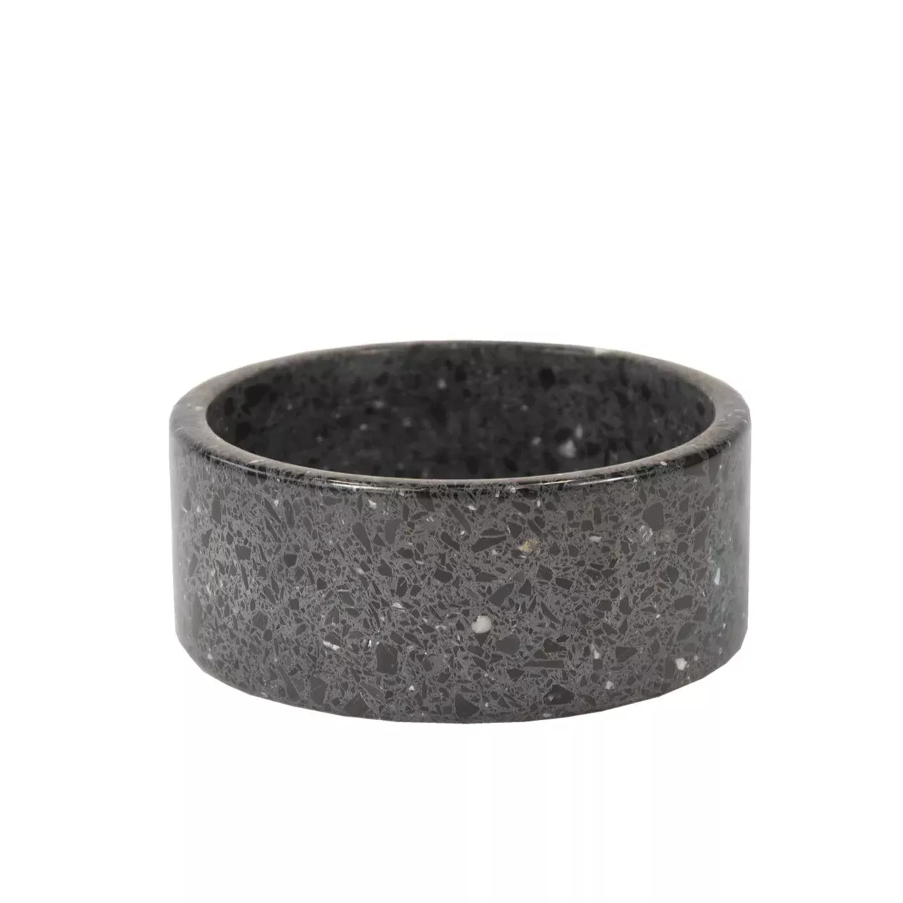 Dog Bowl Terrazzo Stone Large