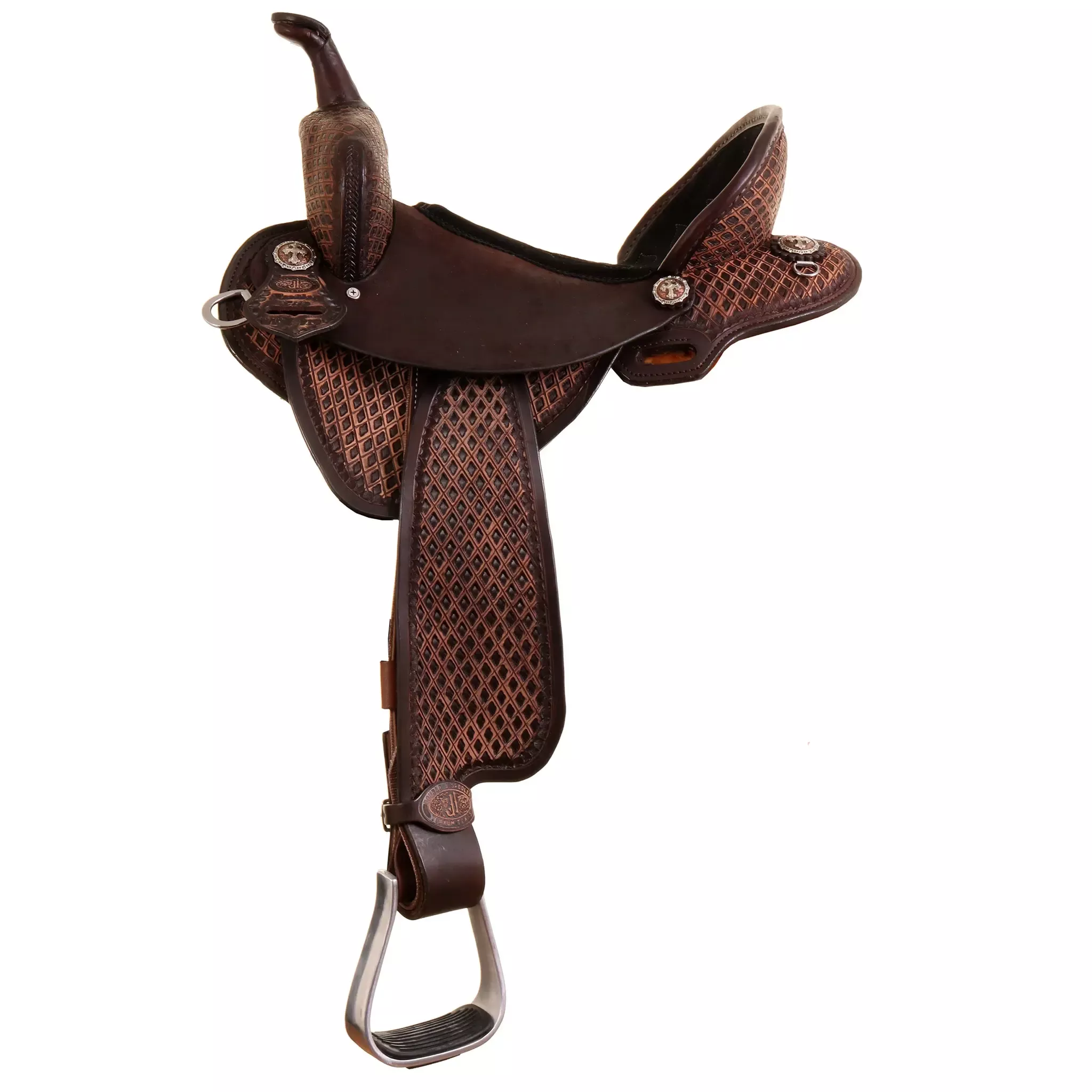 Double J - Feather Light Weight Saddle - 13.5” Wide - SFLW08