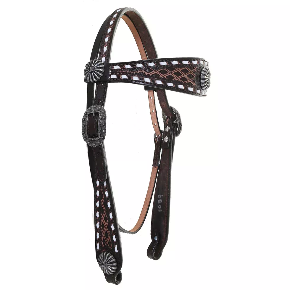 Double J - Southwest Diamond Headstall