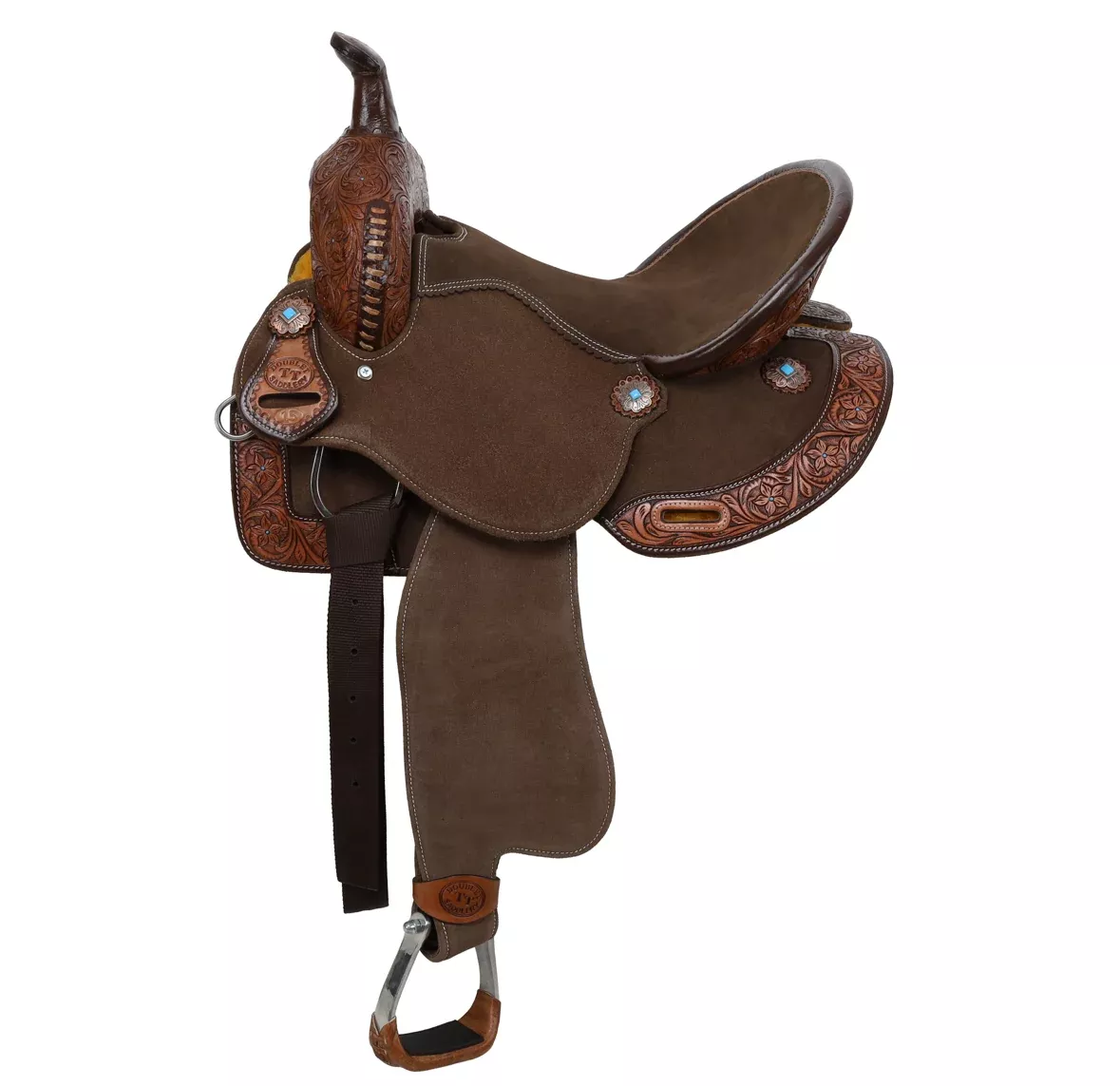 Double T Kassidy Spinal Relief Barrel Style Saddle - 14, 15 Inch