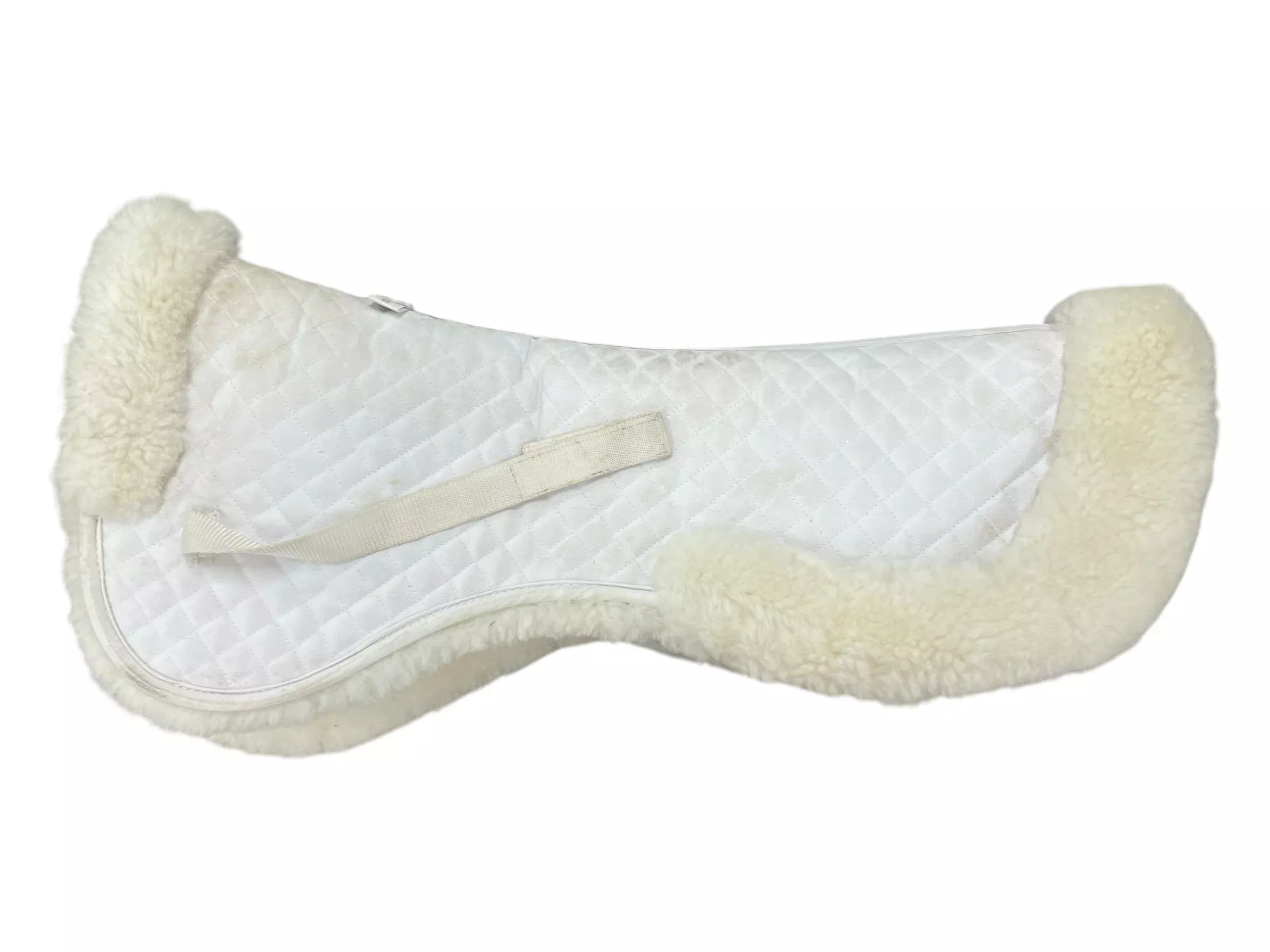 Dover AP Sheepskin 1/2 Pad - White - Approx 19" Spine - USED