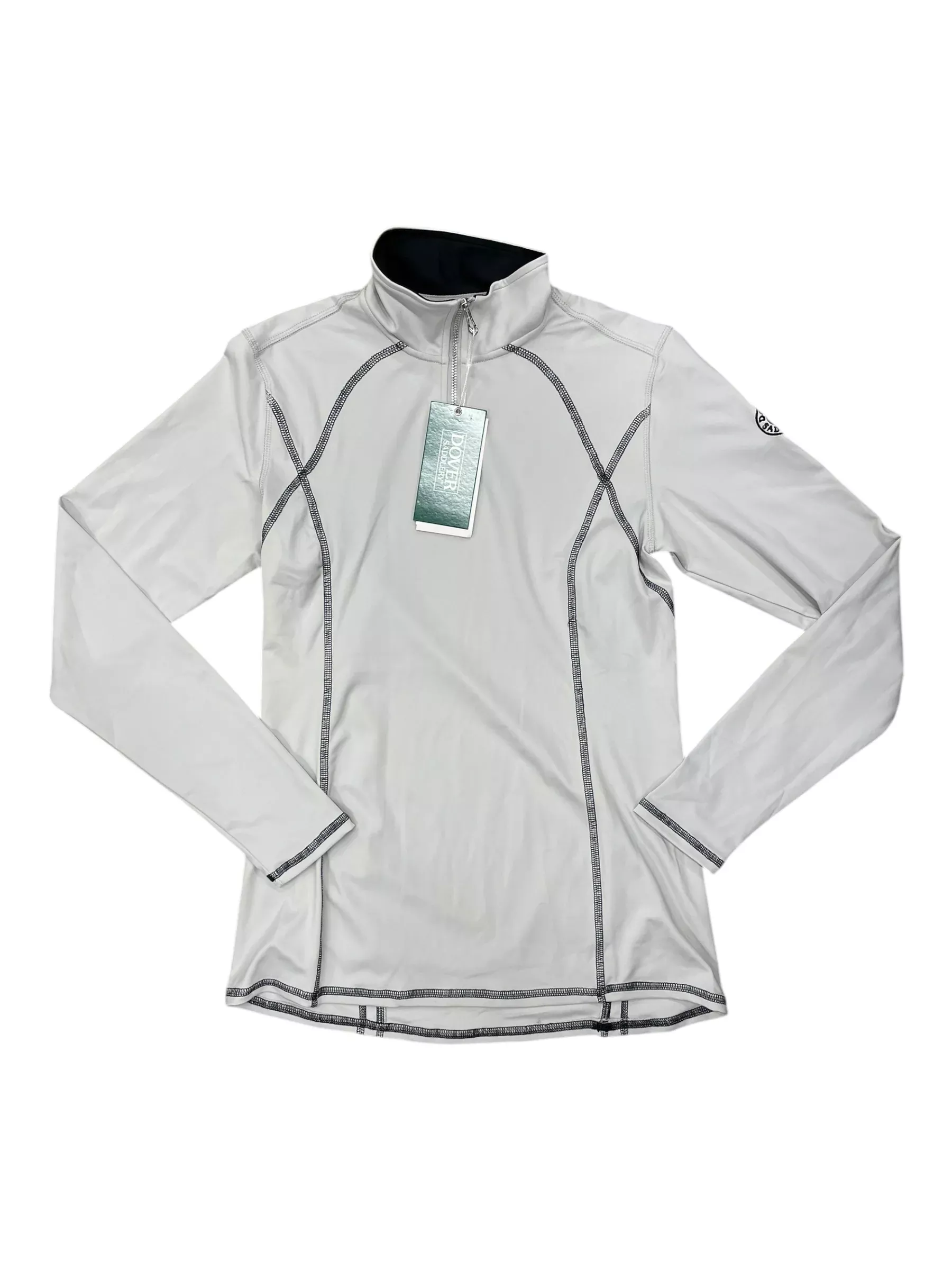 Dover Perla LS 1/4 Zip Top *NWT* - "White Gold" - S - USED