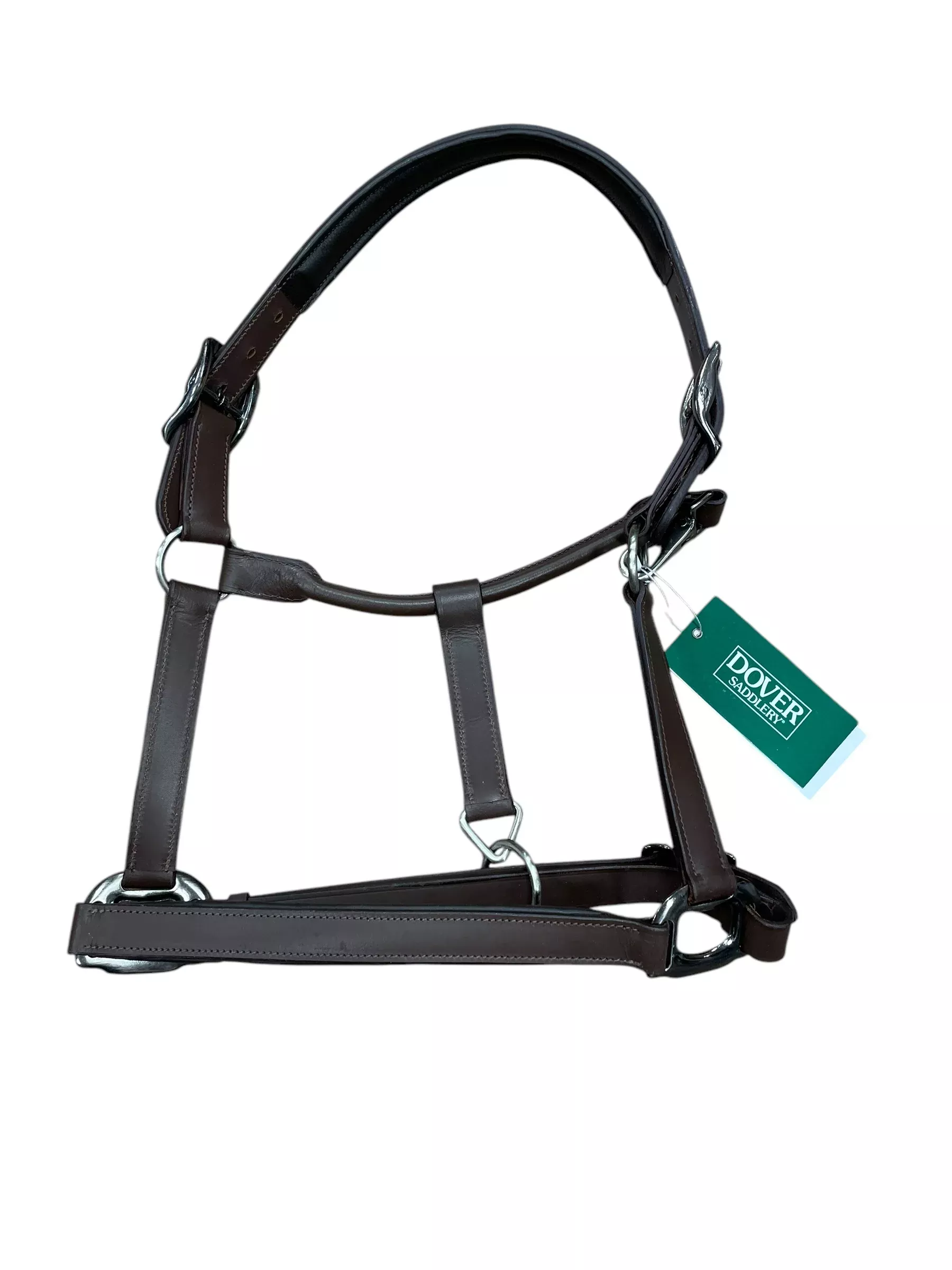 Dover Plain Leather Halter *NWT* - Brown - Cob - USED