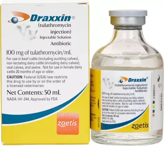 Draxxin Injectable Solution, 50mL