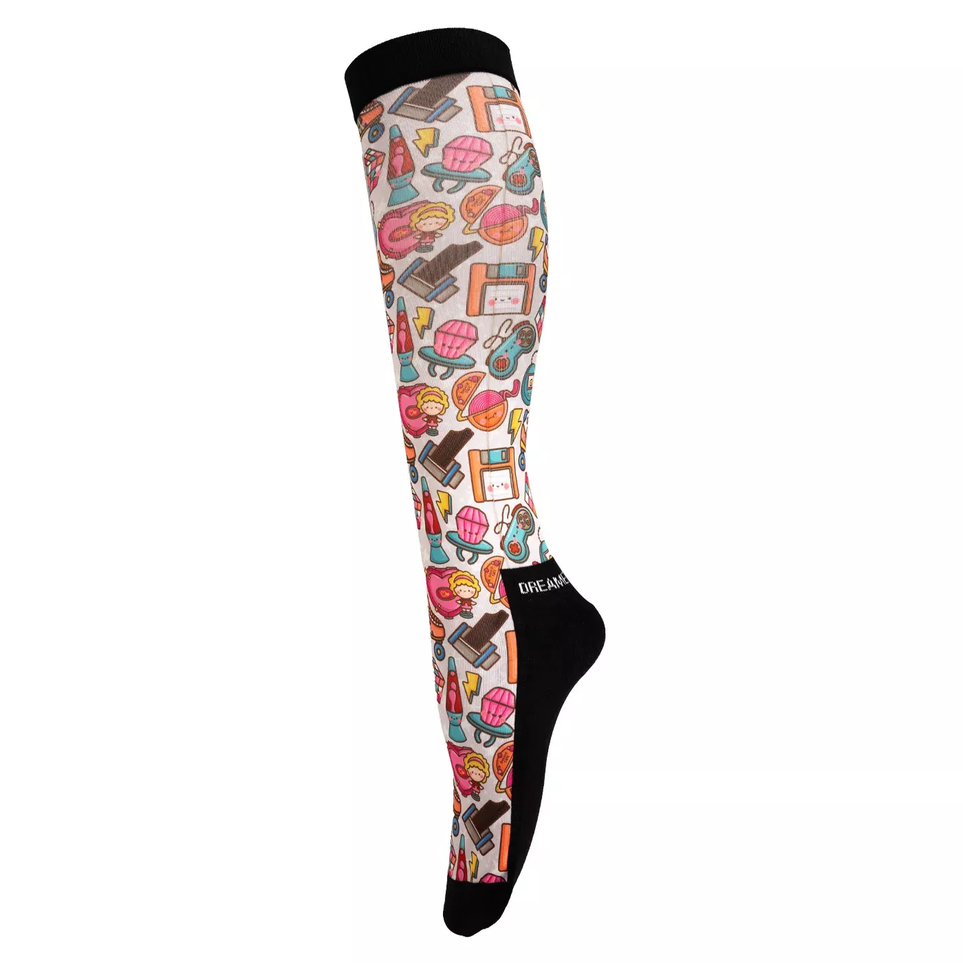 Dreamers & Schemers Old School Toys Boot Socks