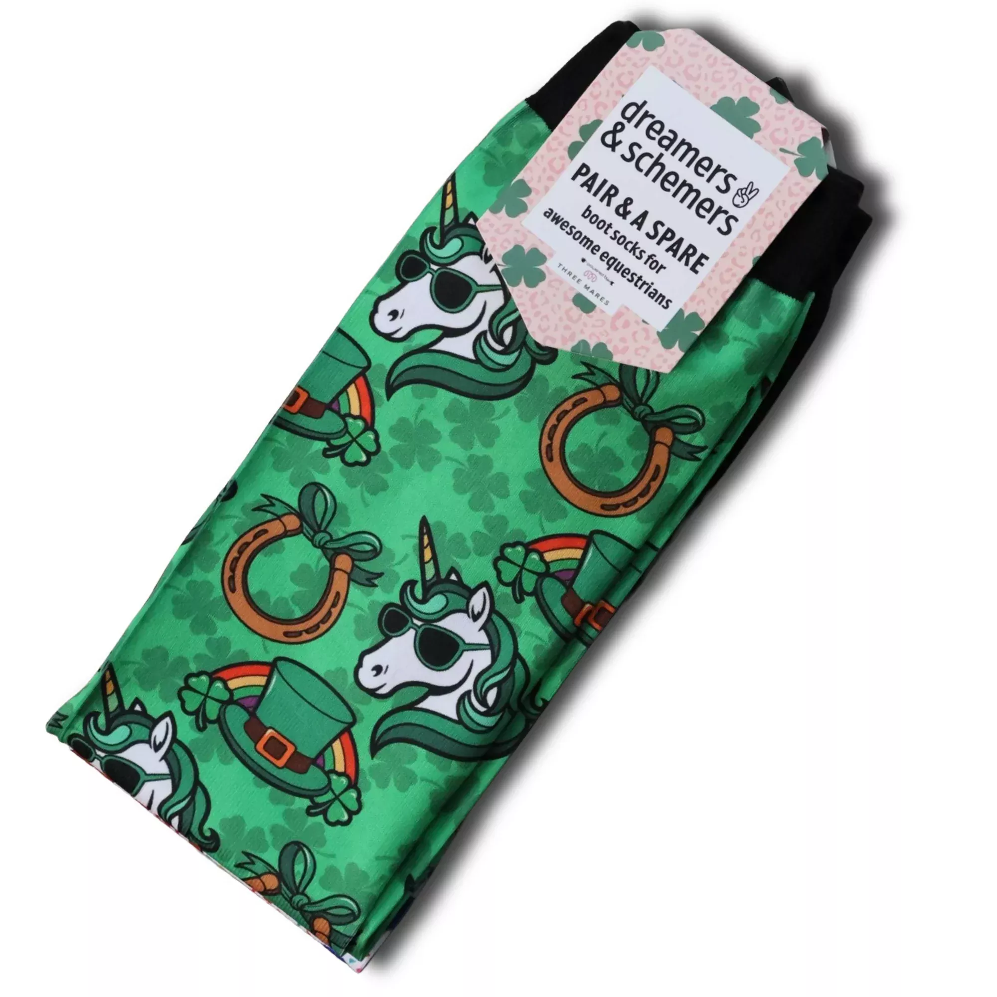 Dreamers & Schemers Pair & A Spare Boot Socks - I Luck It A Lot