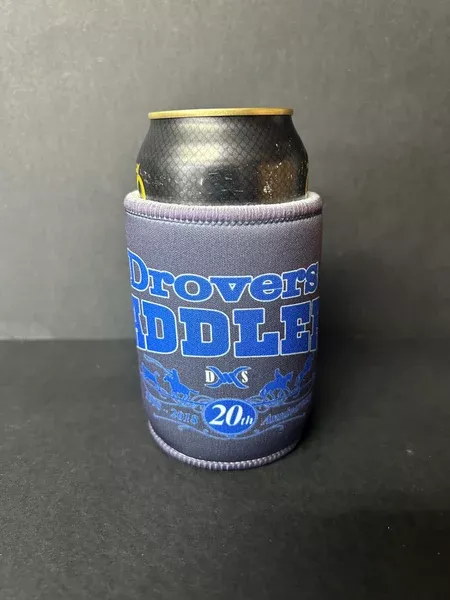 Drovers Saddlery Stubby Holder - Blue /Grey