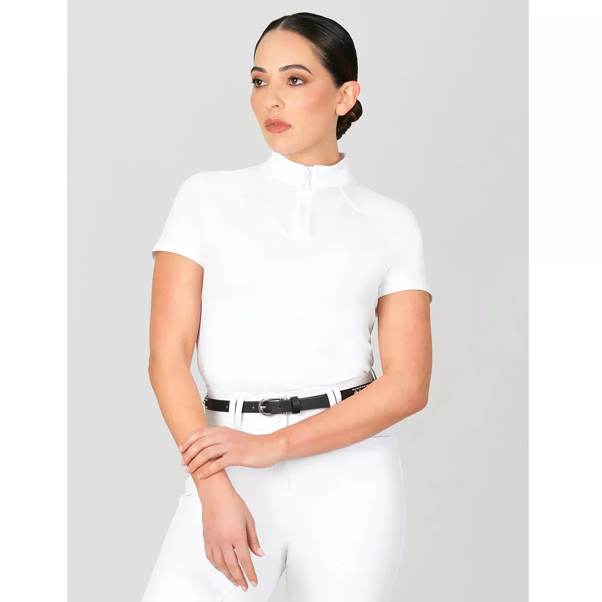 Dublin Black Matilda Mesh Detail Show Top