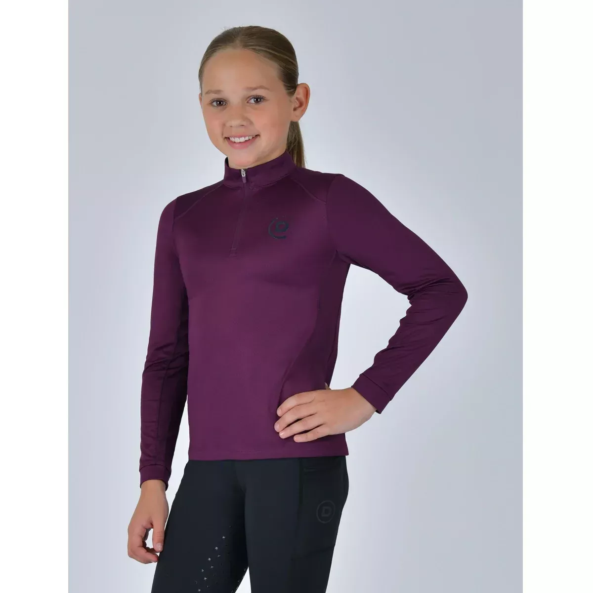 Dublin Kids Breathable Long Sleeved Riding Top