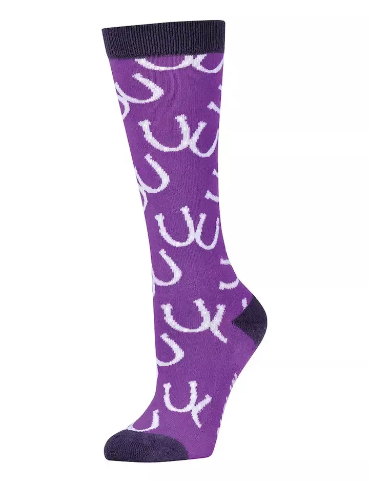 Dublin Kids Single Pack Horseshoe Socks