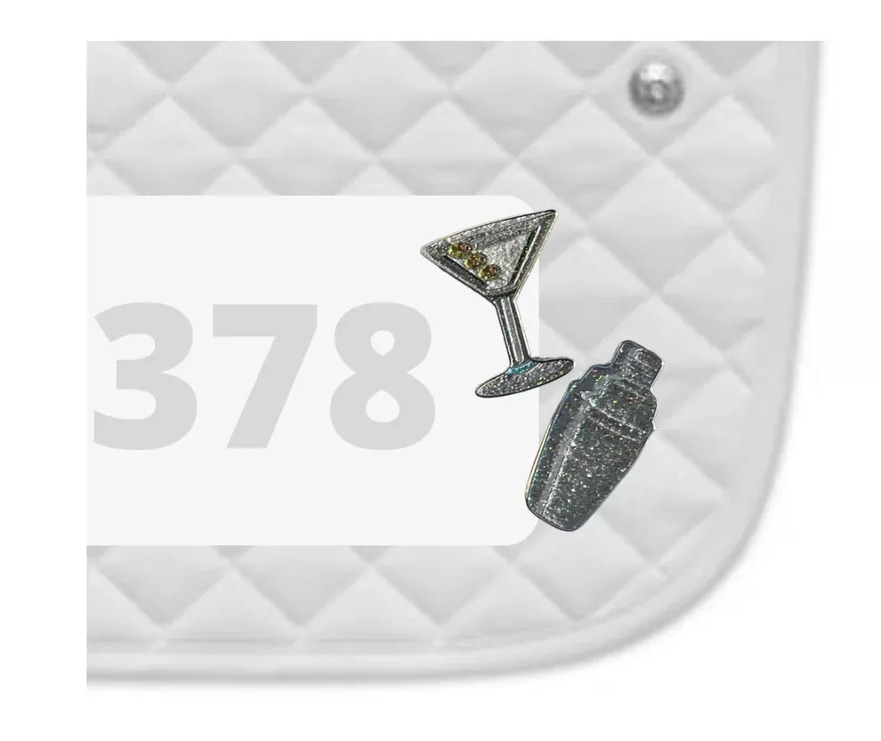 Dubois Cheval - Number Pin - Martini & Shaker