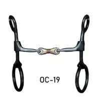 Dutton Bits Old Cowboy Smooth Dog Bone Snaffle