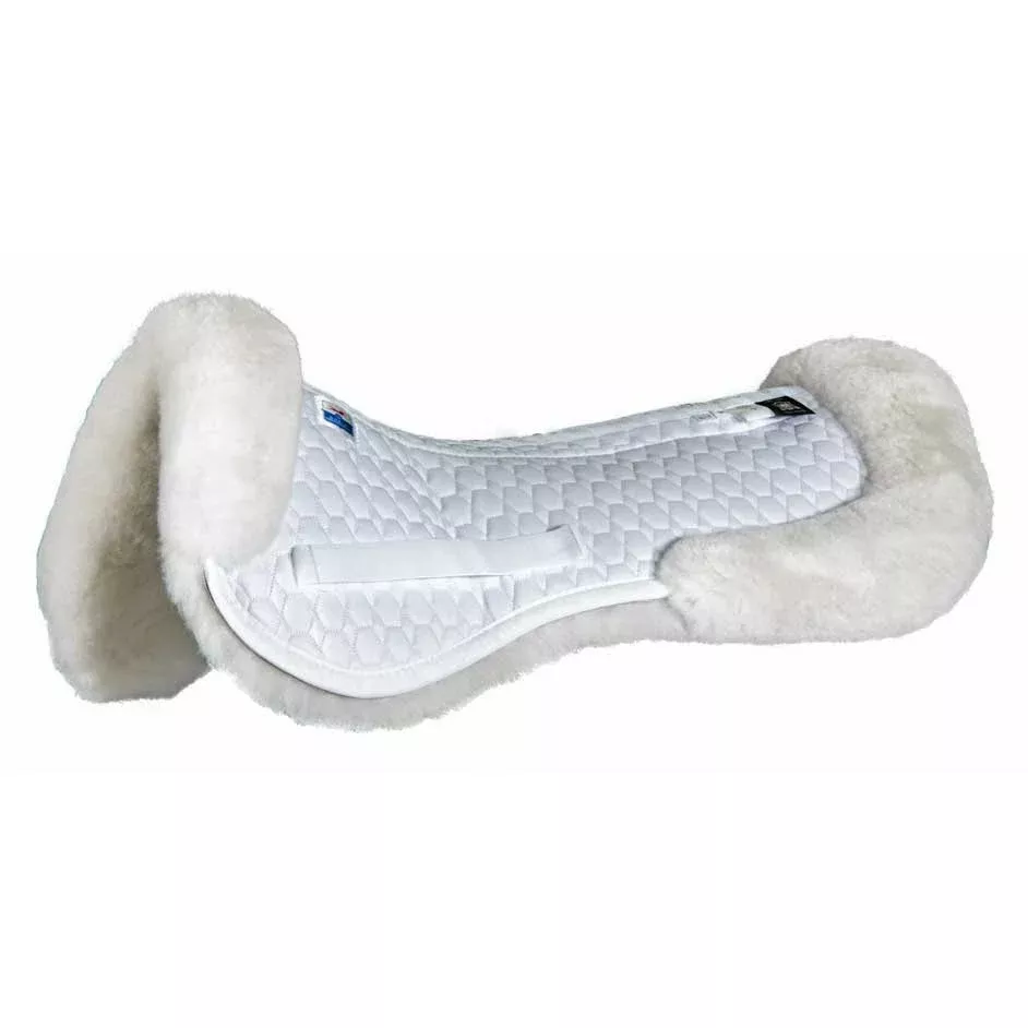 E.A. Mattes Platinum All Purpose Half Pad with Front/Rear Sheepskin Trim