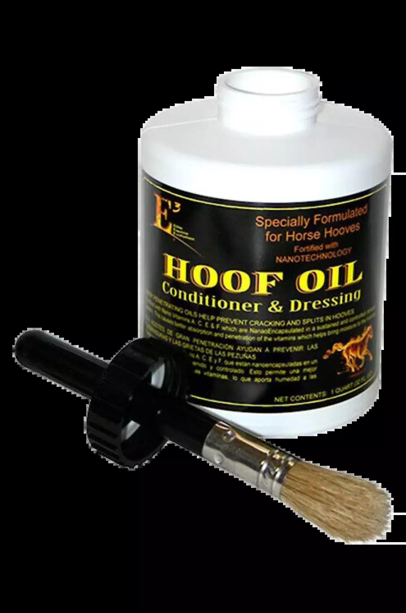 E3 Hoof Oil With Brush