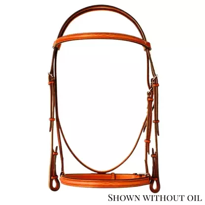 Edgewood - 3/4" Fancy Stitched Raised Non-Padded Bridle - Oversized