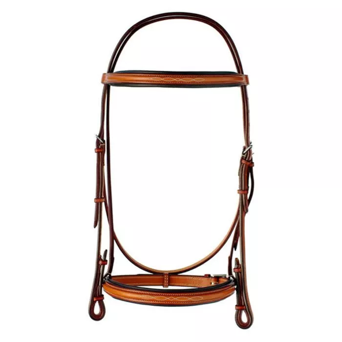 Edgewood - 3/4'' Fancy Stitched Raised Padded Crown Bridle - Oversized