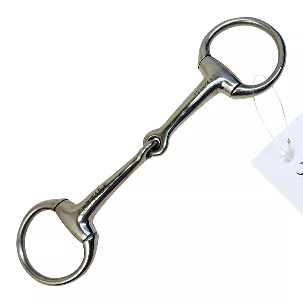 Eggbutt Bradoon Bit in Stainless Steel - 4 3/4"