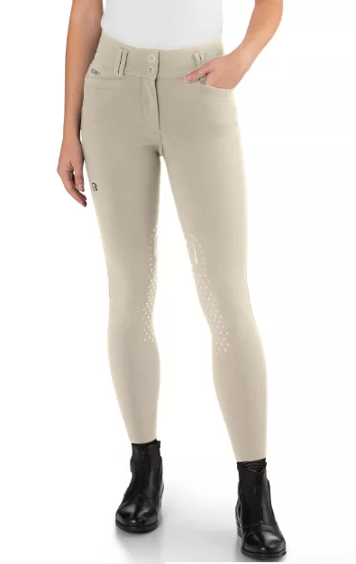 EGO7 - Women's Jumping CA Knee Patch Breech - Beige