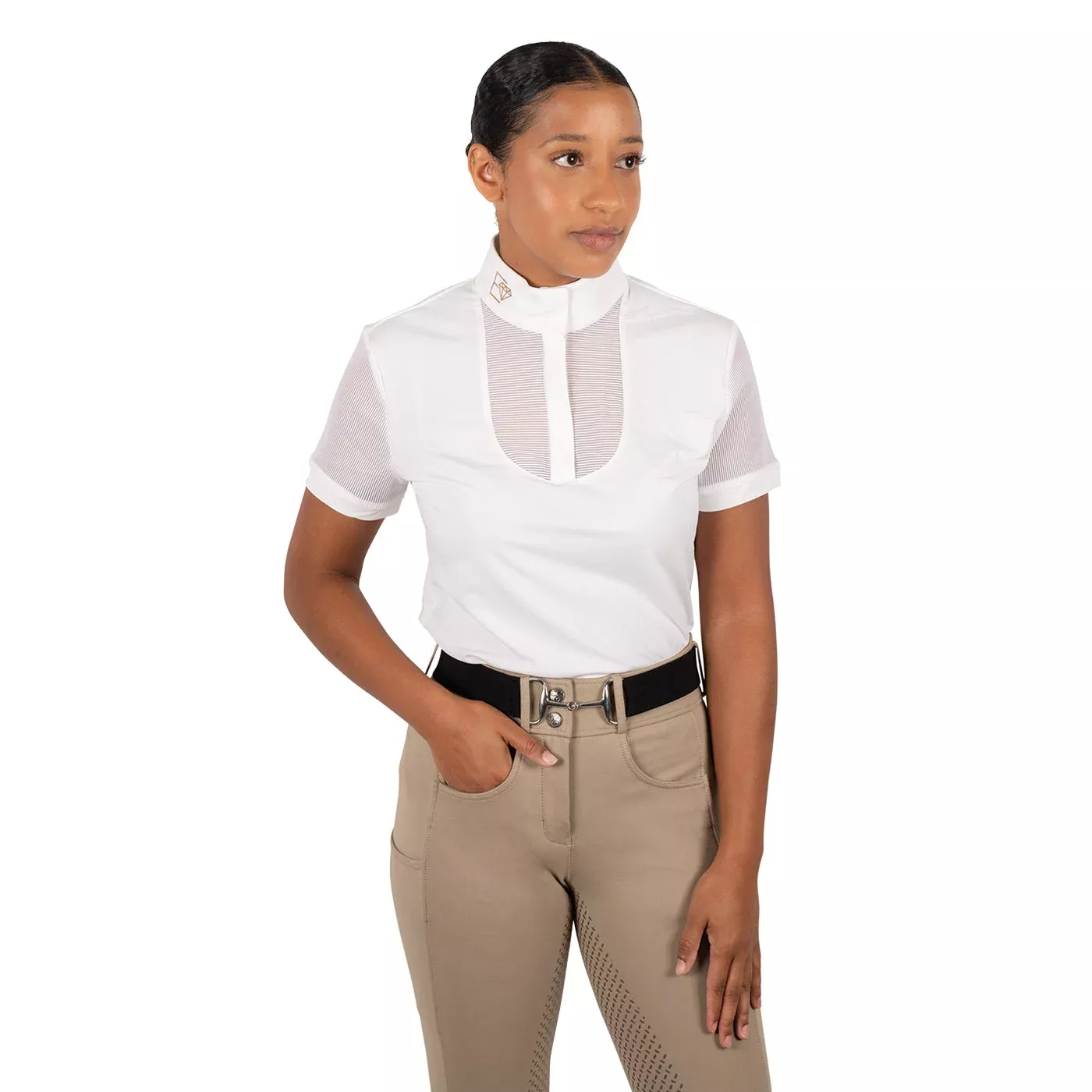 Elation Diamond Chiara Short Sleeve Show Shirt