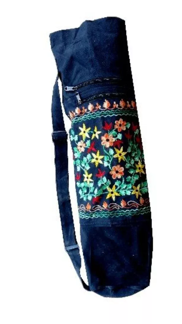 Embroidered Yoga Bag