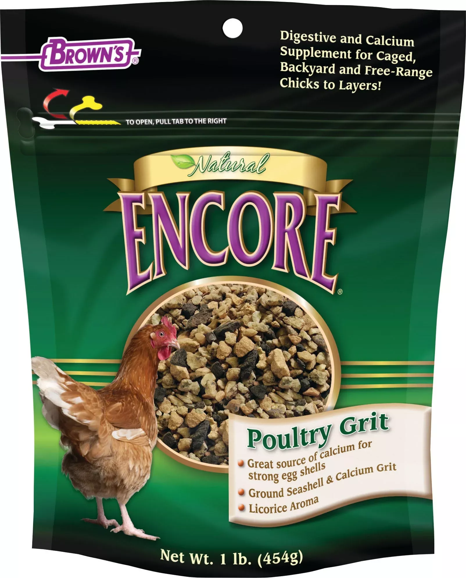 Encore Natural Poultry Grit Plus, 1 lb